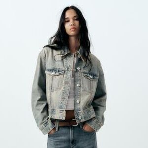 NWT Zara Denim Jacket size Small